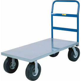 Heavy Duty Platform Truck NBB-2460-10P - 24 x 60 - Pneumatic Wheels - 1500 Lb.