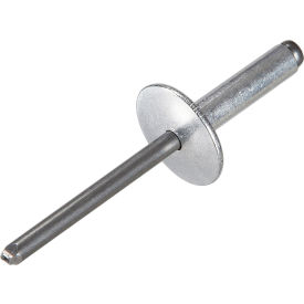 Pop Blind Rivet - 3/16 x 6-8 - Flange Head - Up to 1/2" Grip - Steel/Steel - Pkg of 250