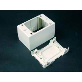1-Gang Extra Deep Device Box, White, 4-3/4"L