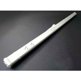 Plugmold, 120V, 15A, 48"L, 4 Outlets