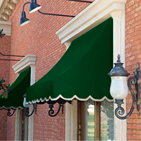 Window/Entry Awning 3' 4-1/2" W x 2'D x 2' 7"H Forest Green