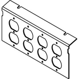 Floor Box Ac10105 Plate (4) Duplex Devices Kos