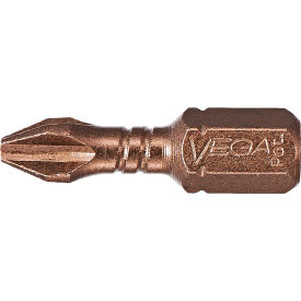 Phillips #1 Insert Bit x 1", Gunmetal Bronze, S2 Modified Steel