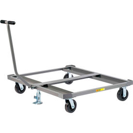 Pallet Dolly PDT4248-6PHFLLR with T-Handle & Floor Locks - Open Deck 42 x 48