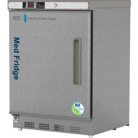 Undercounter Stainless Steel Vaccine Refrigerator Left Hinged NSF Certified 4.6 CF