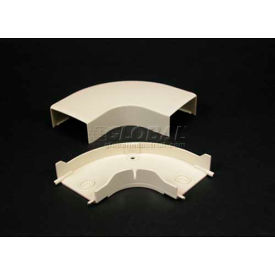 90° Flat Elbow, Ivory, 3-11/16"L