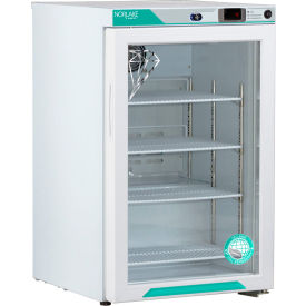 White Diamond Series Freestanding Undercounter Refrigerator, Glass Door, 2.5 CuFt