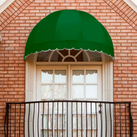 Window/Entry Awning 4' 4-1/2"W x 2' 2-1/4"D x 2' 9-1/4"H Forest Green