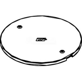 Poke-Thru Abandonment Plate, Black
