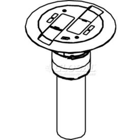 Poke-Thru Flange & Non-Metallic Slide Holder, Communication, Assembled Unit