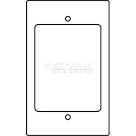 Floor Box 1-Gang With (1) 2a Size Bezel-Communication Device Plate