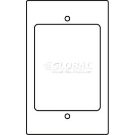 Sgl Open W/Ortronics Tracjack Bezel, Series Ii Bezel Device Plate