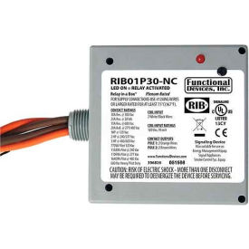 Enclosed Power Relay, 30A, DPST, 120VAC, Normally Closed