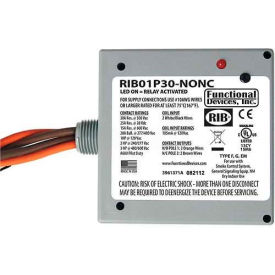 Enclosed Power Relay, 30A, DPST-NONC, 120VAC