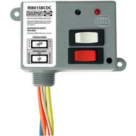 Dry Contact Input Relay, Enclosed, 120VAC, 20A, SPDT, Override