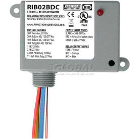 Dry Contact Input Relay, Enclosed, 208-277VAC, 20A, SPDT