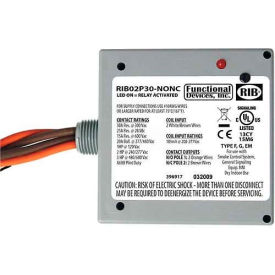 Enclosed Power Relay, 30A, DPST-NONC, 208-277VAC