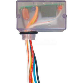 Dry Contact Input Relay, Enclosed, Pilot NEMA 4/4X, 120-277VAC, 10A, SPDT