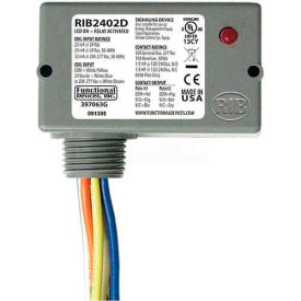 Enclosed Relay, 10A, DPDT, 24VAC/DC/208-277VAC