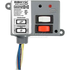 Enclosed Relay 10A SPDT 10-30VAC DC 208-277VAC Override
