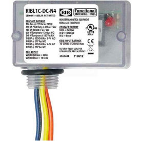 Enclosed Relays, 10A, NEMA 4/4X, SPDT, 10-30VDC, Low-Inrush
