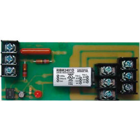 Track Mount Relay, 4", 10A, DPDT, 24VAC/DC/120VAC