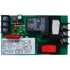 Panel Relay, 4" x 2.35", 20A, SPDT, 24VAC/DC/120VAC, Override