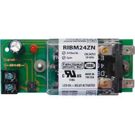 Panel Relay, 4" x 1.60", 30A, DPDT, 24VAC/DC