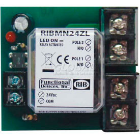 Panel Relay, 2.75" x 2.35", 30A, DPST, 24AC/DC