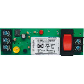 Track Mount Relay, 4", 15A, SPST-NO, 10-30VAC/DC/120VAC, Override