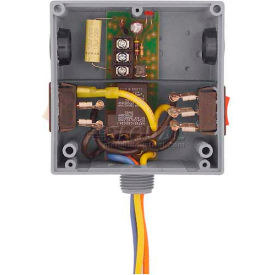 Enclosed Relay, Hi/Low Sep. 20A, SPDT, 24VAC/DC/120VAC, Override