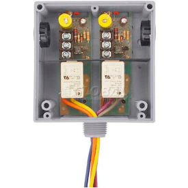 RIB T Style Relay, Enclosed, Hi/Low Sep. 10A, 2 SPDT, 10-30VAC/DC/208-277VAC