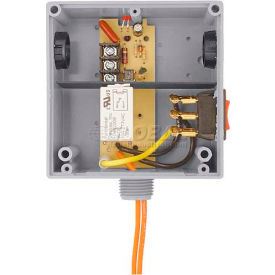 RIB T Style Relay, Enclosed, Hi/Low Sep. 10A, SPST, 10-30VAC/DC/120VAC, Override