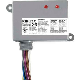 Enclosed Relays, 10A, 2 SPDT 10-30VAC/DC/120VAC
