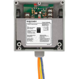 Enclosed Internal AC Sensor W/Relay, Analog, 20A, SPDT, 24VAC/DC