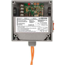 Enclosed Internal AC Sensor W/Relay, Adjustable, 20A, SPST, 24VAC/DC, Override