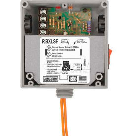 Enclosed Internal AC Sensor W/Relay, Fixed, 10A, SPST, 10-30VAC/DC, Override