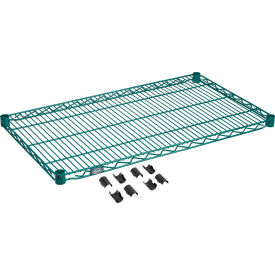 Poly-Green Epoxy Wire Shelf 36"W x 21"D