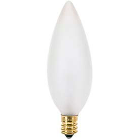 15w Incandescent W/ Candelabra Base Bulb