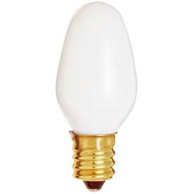 7w Incandescent W/ Candelabra Base Bulb