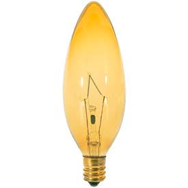 25w Incandescent W/ Candelabra Base Bulb