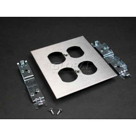 Double Duplex Receptacle Cover, 4-3/4"L