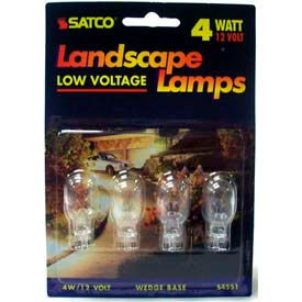 4t5 4w Miniature W/ Mini Wedgebase Bulb