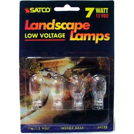 7w Miniature W/ Mini Wedgebase Bulb