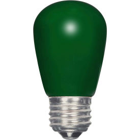 1.4W LED S14 Ceramic Green Medium Base