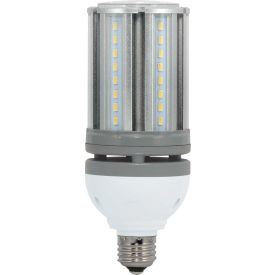 18W LED HID Replacement, AMBER, Medium Base, 120-277V