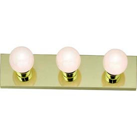 3 Light - 18" - Vanity - Strip Polished Brass