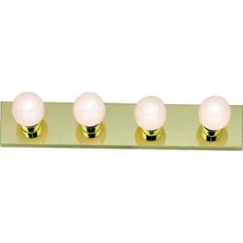 4 Light - 24" - Vanity - Strip - Polished Brass