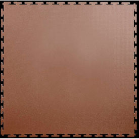 PVC Floor Tiles, 19.5x19.5", Textured, Brown