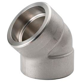 Ss 304/304l Forged Pipe Fitting 1/4" 45 Degree Elbow Socket Weld